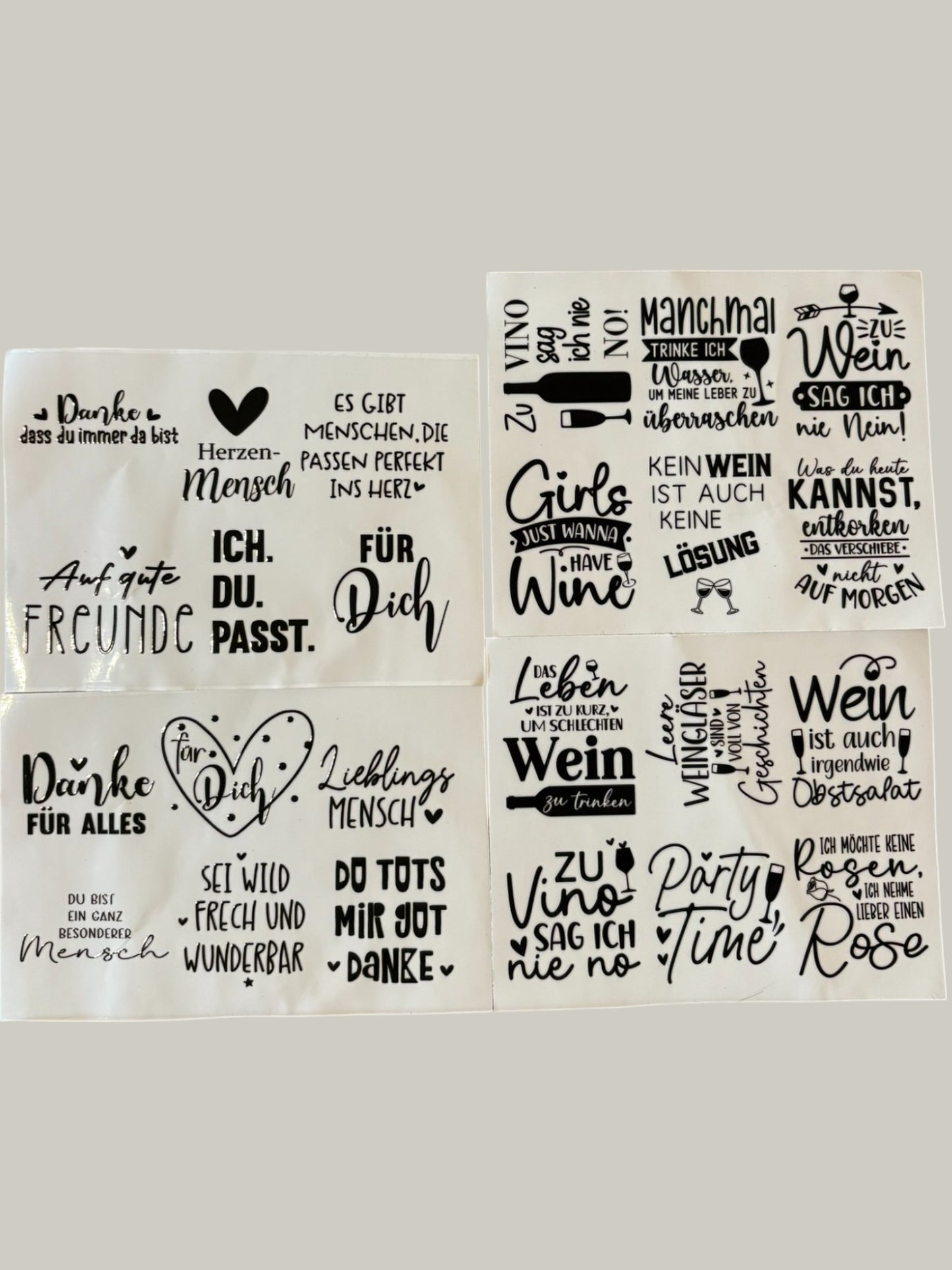 Trinkglas „Don’t believe everything you think“