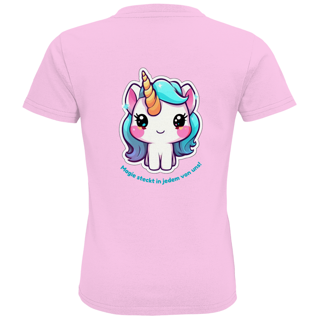 Kinder T-Shirt „Sei frech, wild & wunderbar!“ – mit süßem Einhorn-Design